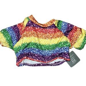 Baby skittles Rainbow top